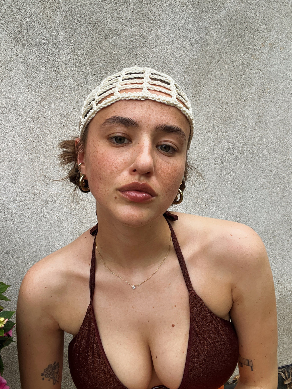 Bonnet ajouré crochet