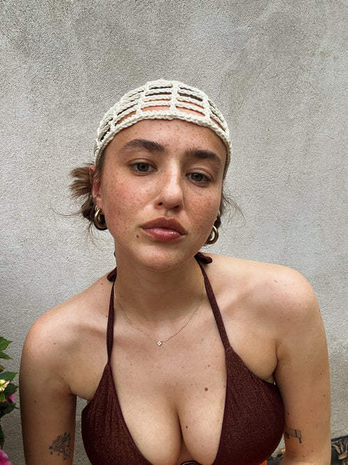 Bonnet ajouré crochet