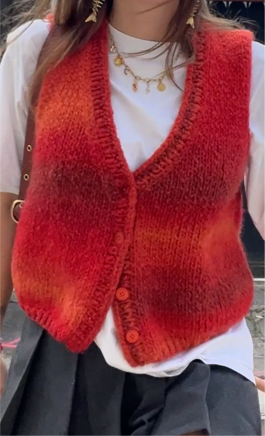 Patron gilet sans manches