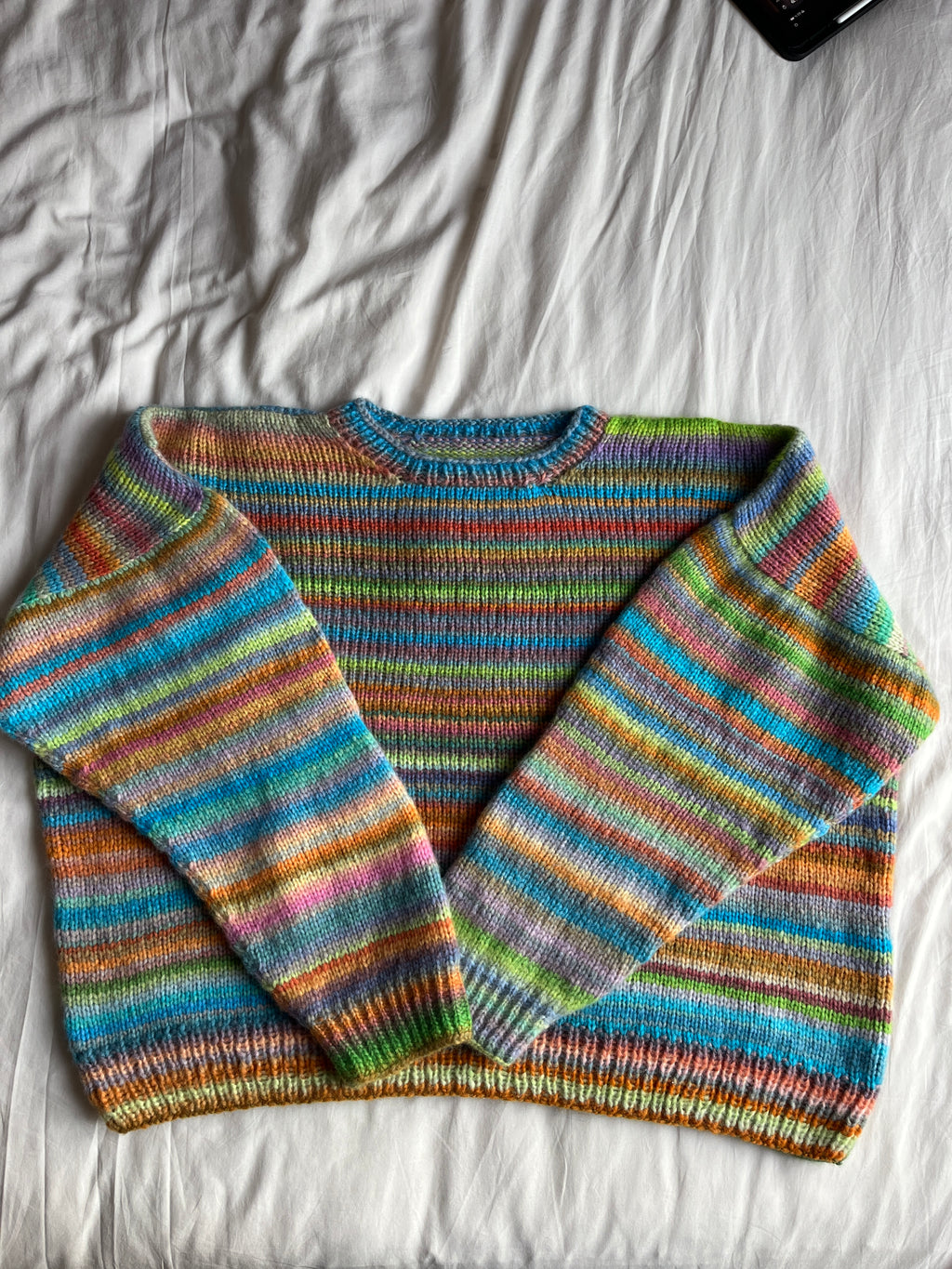 Pull en laine à rayure